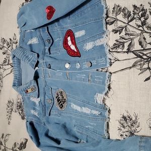 Distressed Denim Jacket